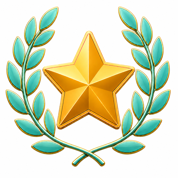 Star and laurels